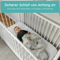 Kids Collective Babybett Weiß 60 x 120 cm
