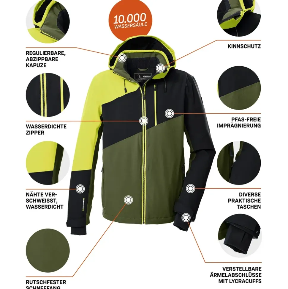 KILLTEC KSW 32 Skijacke Grün XL