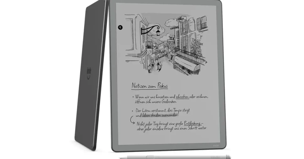 KINDLE Scribe 16 GB ohne Werbung Schwarz/Grün