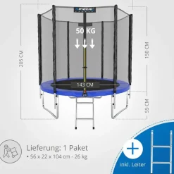 Kinetic Sports Trampolin Outdoor Salto