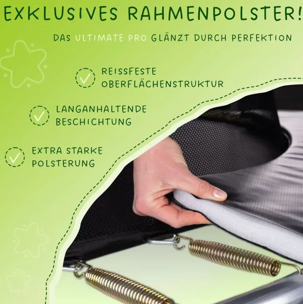 Kinetic Sports Ultimate Pro 305 cm inkl. Sicherheitsnetz schwarz