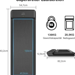 KINGSMITH WalkingPad A1 Pro Schwarz