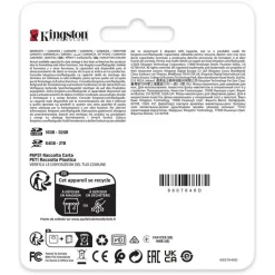 Kingston Canvas React Plus V60 for Full HD/4K, 128 GB, SDXC UHS-II 280R/100W U3 / Class10 - UHS-II, 280 MB/s, 100 MB/s