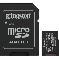 Kingston Canvas Select Plus - Flash-Speicherkarte - 128 GB microSDXC UHS-I U1,