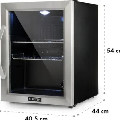Klarstein Beersafe M Getränkekühlschrank (33 l, 540 mm hoch, Edelstahl)