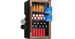 Klarstein Beersafe XXL Getränkekühlschrank (80 l, 830 mm hoch, Kupfer-Metallic)
