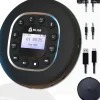 Klim Journey + Tragbarer CD-Player Walkman mit langlebigem Akku + Mit Kopfhörern + Radio FM + Kompatibler MP3-CD-Player + SD-Karte, FM-Transmitter, Bluetooth + Ideal für Autos + Portable CD Player