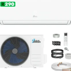 Kältebringer R290 Split-Klimaanlage 12.000 BTU (3,7kW) mit Wandhalterung