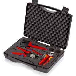 Knipex Werkzeugkoffer für Photovoltaik 3-tlg. blau