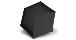 Knirps Taschenregenschirm US.050 Ultra Light Slim Manual Mat Cross schwarz - Einheitsgröße