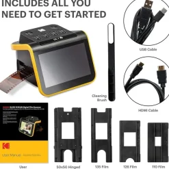 Kodak Slide N SCAN Diascanner, Negativscanner 4320 x 3252 Display, USB-Stromversorgung