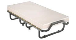 komfotteu Gästebett Klappbett 90 x 200 cm beige