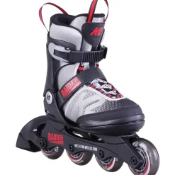 K2 Raider grau/rot/schwarz 32-37