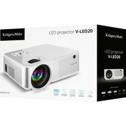 Krüger&Matz V-LED20 LED Grau/Weiß