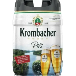 Krombacher Pils Bier 5 l Frische-Fass mit Zapfhahn