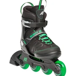 K2 Velocity Junior  black/green 29-34