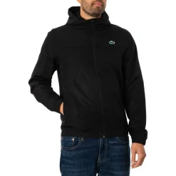 Lacoste Water-Repellent Sport Track Jacket schwarz L