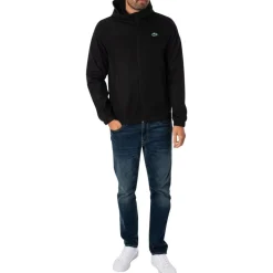 Lacoste Water-Repellent Sport Track Jacket schwarz L