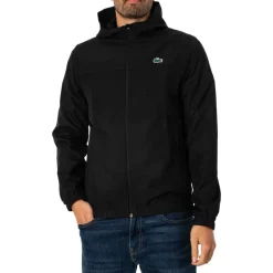 Lacoste Water-Repellent Sport Track Jacket schwarz L