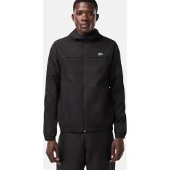 Lacoste Water-Repellent Sport Track Jacket schwarz L