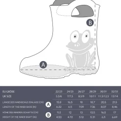 Ladeheid LA-CA-01 Gummistiefel Grün 32/33