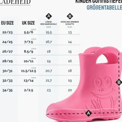 Ladeheid LA-CA-01 Gummistiefel Grün 24,5