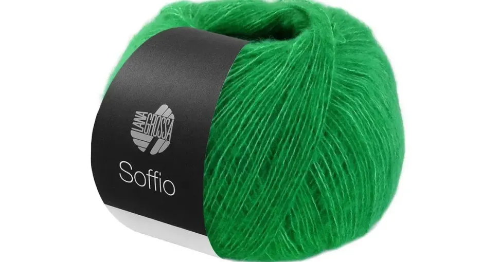 Lana Grossa Garn Soffio Grün 25 g 215 m