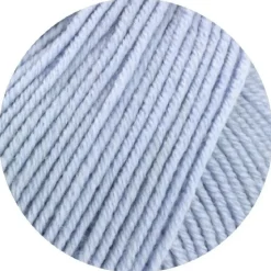 Lana Grossa Häkelwolle Cool Wool Blau 50 g