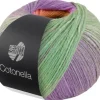 Lana Grossa Häkelwolle Cotonella Blau/Gelb/Grün 100 g 280 m