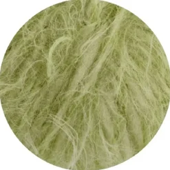 Lana Grossa Häkelwolle Fake Fur Look Grün 100 m 50 g