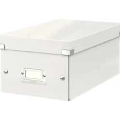 Leitz DVD Aufbewahrungsbox 19 x 13,5 x 32 cm weiß