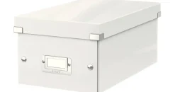Leitz DVD Aufbewahrungsbox 19 x 13,5 x 32 cm weiß