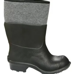 Lemigo Filzstiefel Gummistiefel Schwarz 48