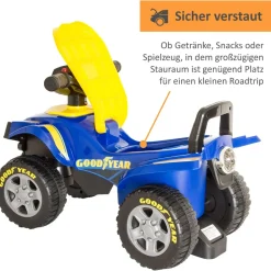 Lemodo GOOD YEAR Rutscherauto Kinder-Quad, Rutschauto