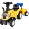 Lemodo Rutschauto Traktor New Holland mit Anhänger, blau