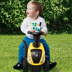 Lemodo Rutschauto Traktor New Holland mit Anhänger, blau