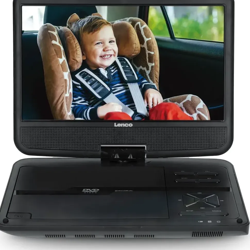 Lenco DVP-1046BK DVD-/Blu-Ray-Spieler DVD Player mit wiederaufladbarem Akku,