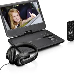 Lenco DVP-1010BK Portabler DVD-Player