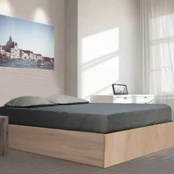 le quai des affaires Bilbao 160 x 200 cm Beige