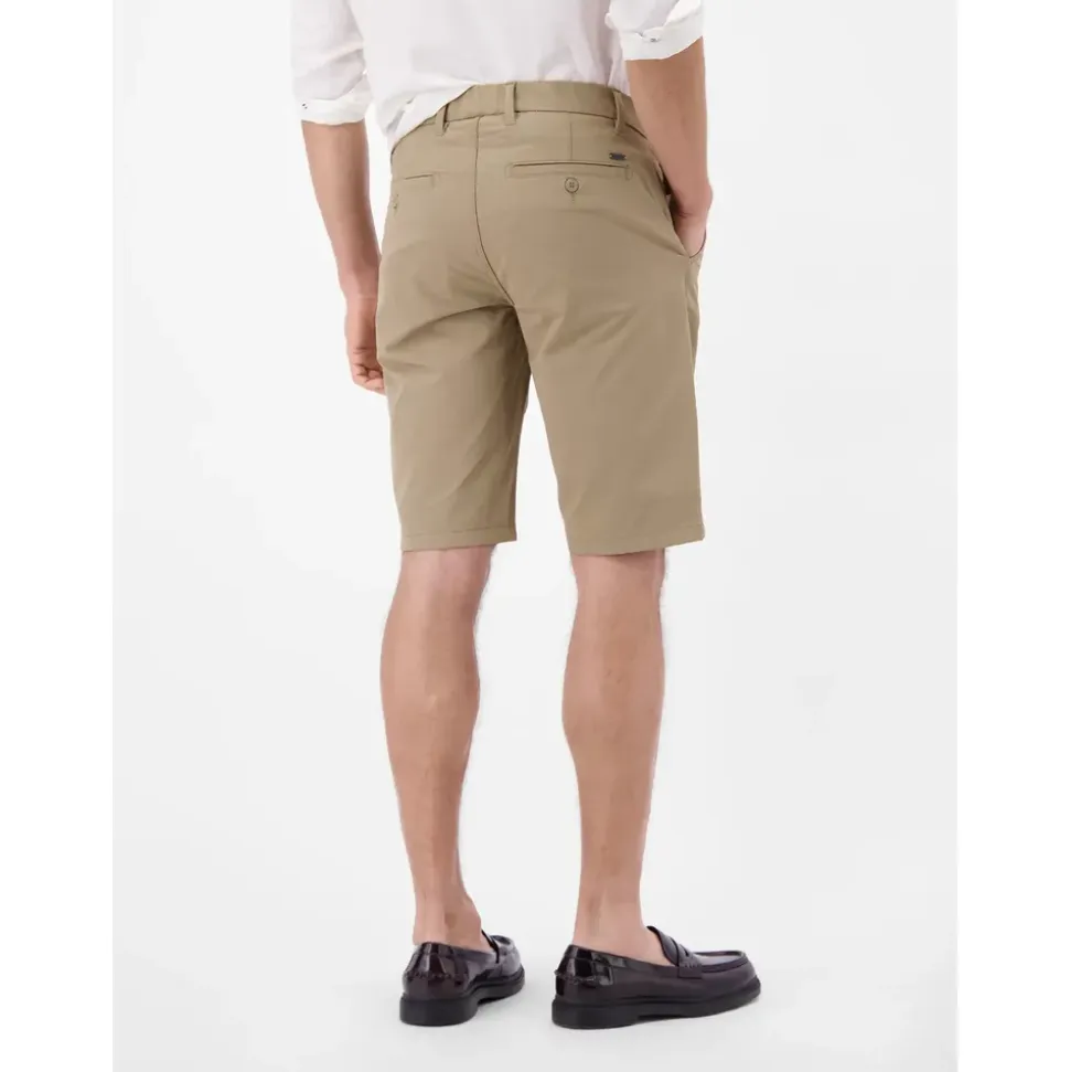 Lerros Chinoshorts "Sportliche Chino-Shorts aus flexiblem Nylon-Mix", Herren, Gr. 34, beige (medium kitt), 92% Nylon, 8% Elasthan, Hosen Chinoshorts