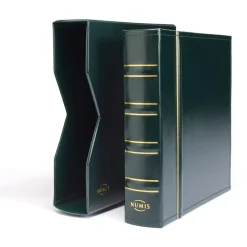 Leuchtturm Münzalbum NUMIS, inkl. Schutzkassette, grün
