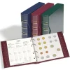 Leuchtturm Ringbinder Numis Classic Design mit Schutzkassette rot