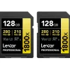 Lexar Professional SDXC Gold 128GB 1800x UHS-II V60 2er-Pack
