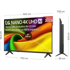LG NU850B6LA NANO 4K UHD AI Smart TV NU85