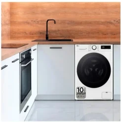 LG Serie 600 F4DR6009A1W Waschtrockner (9 kg / 6 kg, 1400 U/min)