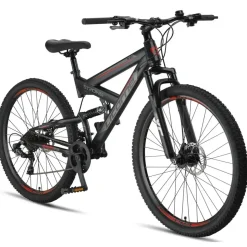 licorne bike gmbh Strong 2D Premium 27,5 Zoll RH 0 cm schwarz/rot