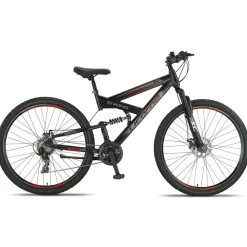 licorne bike gmbh Strong 2D Premium 27,5 Zoll RH 0 cm schwarz/rot