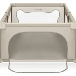 lionelo Faltbarer Laufstall für Kinder WILLOW von 0-48 Monaten, 120 cm x 180 cm x 68 cm, Laufstall für Babys mit atmungsaktivem Netz - Beige - Beige
