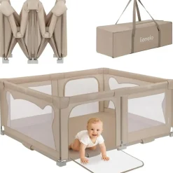 lionelo Florence Laufgitter Beige