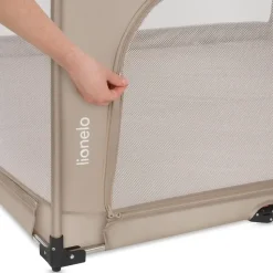 lionelo Florence XL Laufgitter, Beige Sand